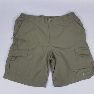 Tan Columbia hiking shorts size 10
